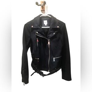 Ardene Navy Blue Moto Style Jacket